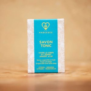 Savon tonic bio belge artisanl savonnerie habeebee bruxelles durable