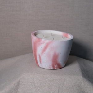 Terrea bougie artisanale béton