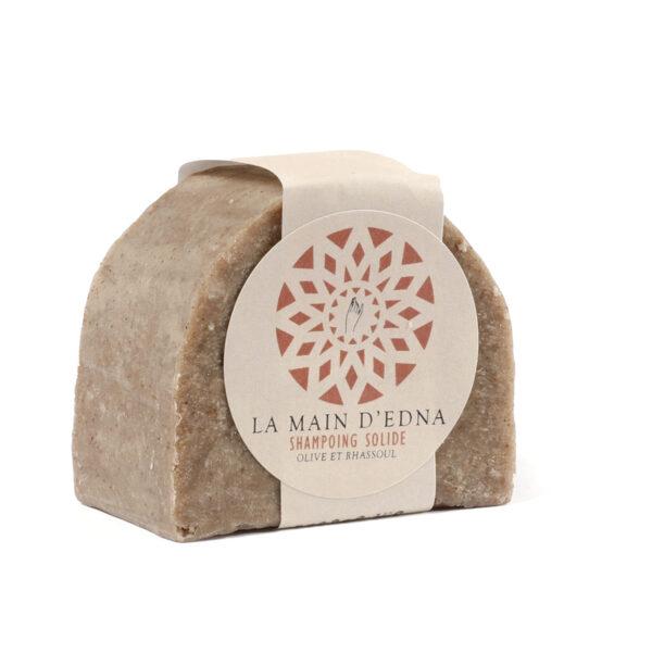 Shampoing solide Olive et Rhassoul 85g - La Main d’Edna