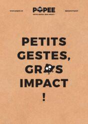 Popee, petits gestes, gros impact !