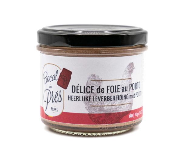 Bocal des Prés Délice de foie au porto bio 90g