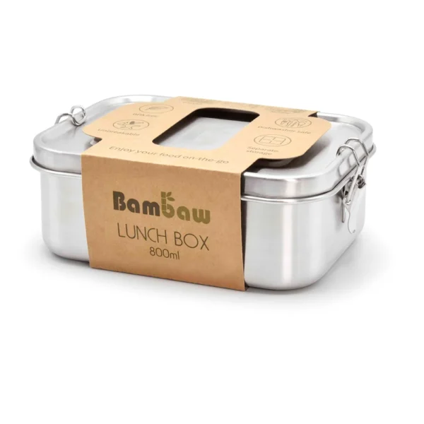 Lunchbox avec Couvercle en Métal - Bambaw