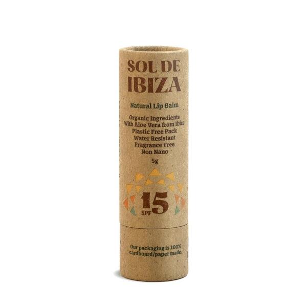 Baume à Lèvres Sans Plastique - SPF15 - Sol de Ibiza