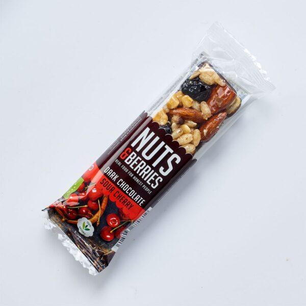 Nuts & berries Chocolat noir 40g - Image 2