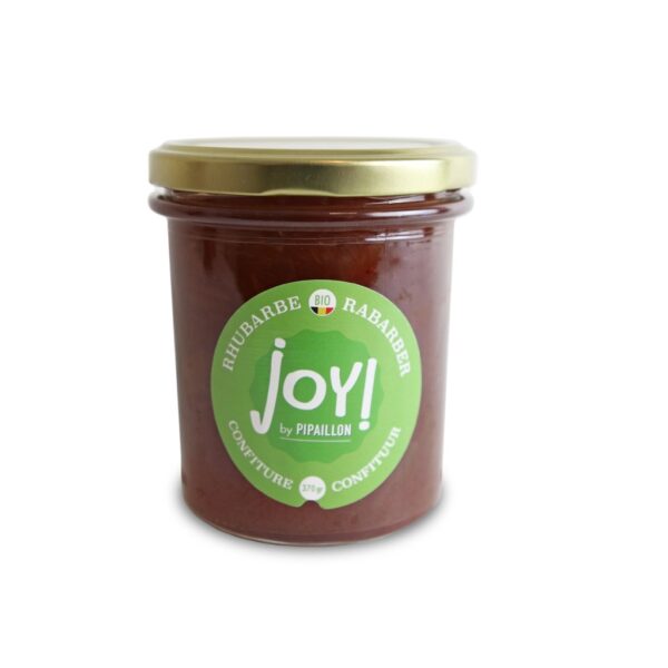 JOY! Confiture bio à la rhubarbe 370g