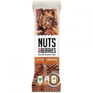 Nuts & berries Energy bar pécan cannelle bio 30g x 2